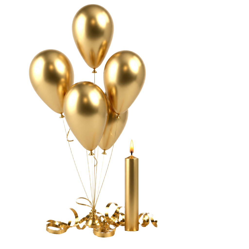 Gold Balloons