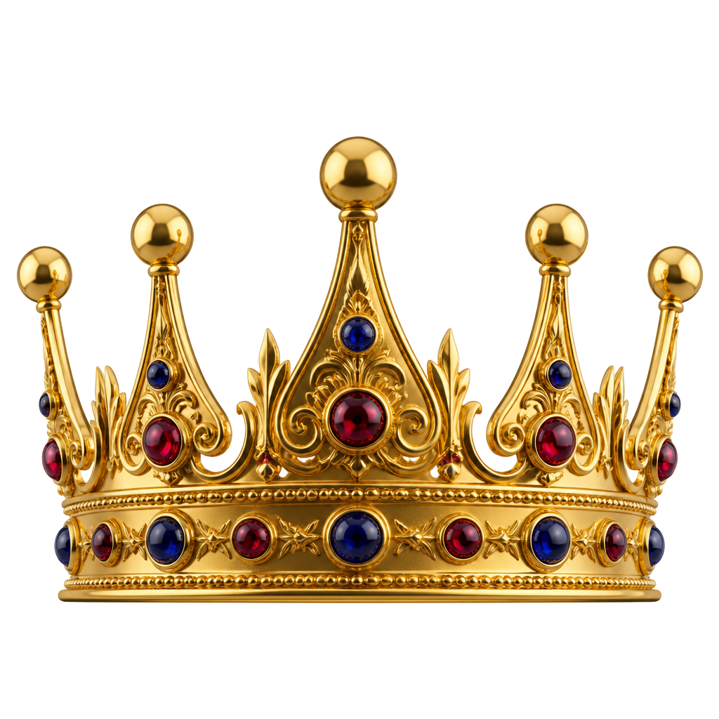 Ball-Tip Royal Crown