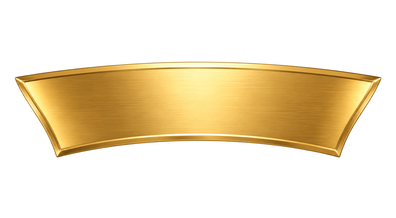 Gold Sweep Plate