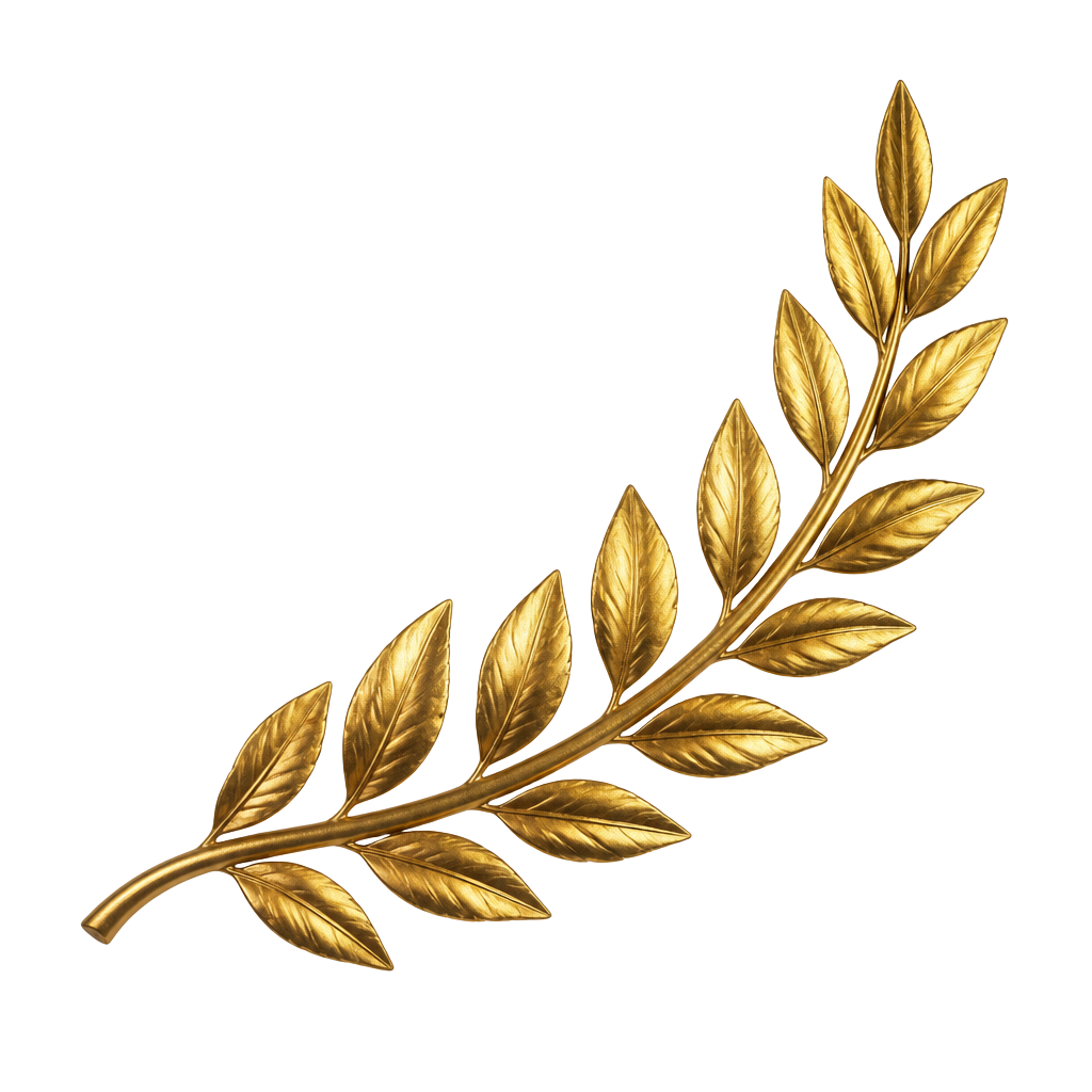 Gold Laurel Sprig